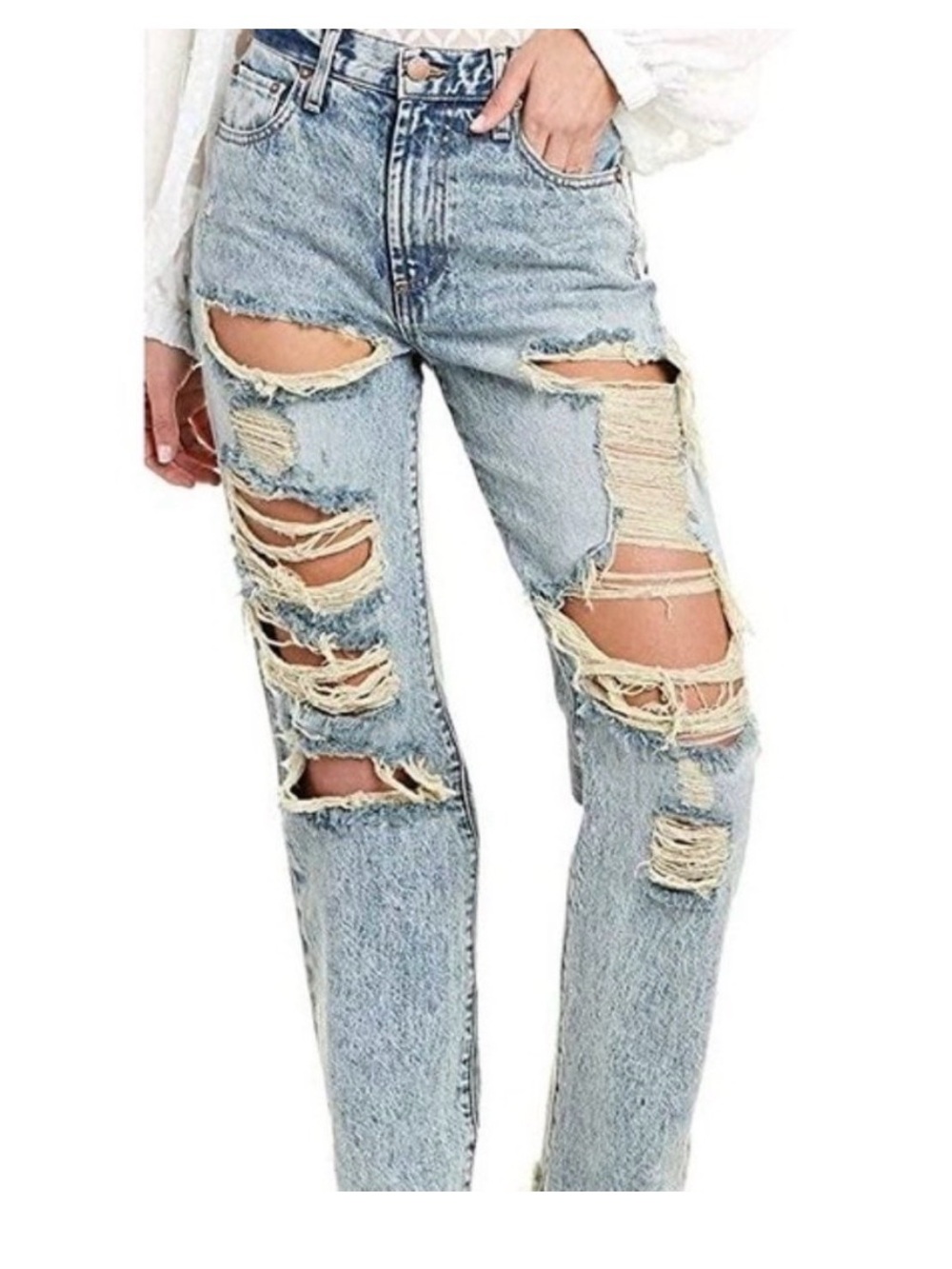 Alice + Olivia Blue Denim Jeans
